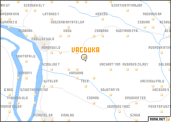 map of Vácduka