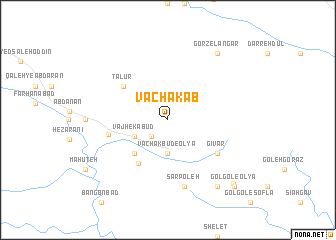 map of Vachak Āb