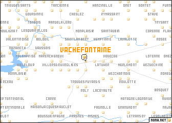 map of Vache Fontaine