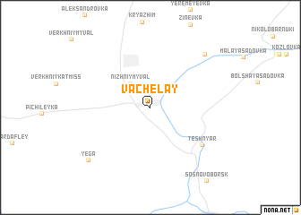 map of Vachelay