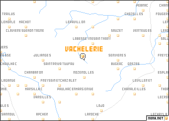 map of Vachelerie