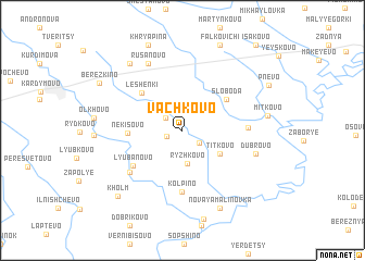 map of Vachkovo