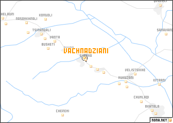 map of Vachʼnadziani