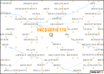 map of Vacqueriette