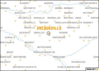 map of Vacqueville