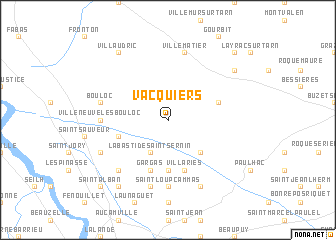 map of Vacquiers