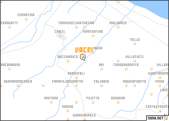 map of Vacri