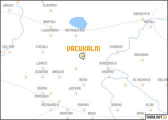 map of Vācukalni