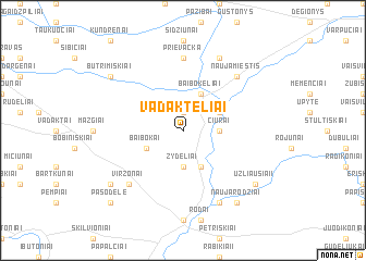 map of Vadaktėliai