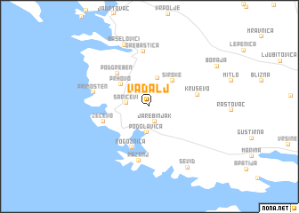 map of Vadalj