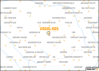 map of Vadalmás