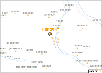 map of Vādasht