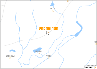 map of Vādāsinor