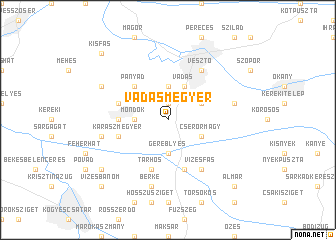 map of Vadasmegyer