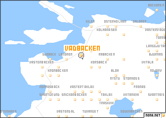 map of Vadbacken