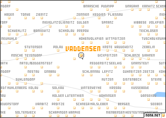 map of Vaddensen