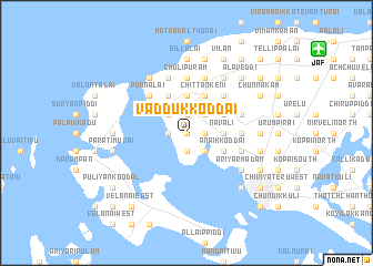 map of Vaddukkoddai