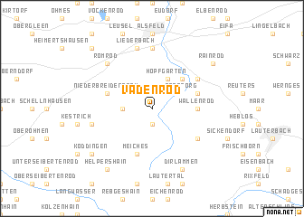 map of Vadenrod