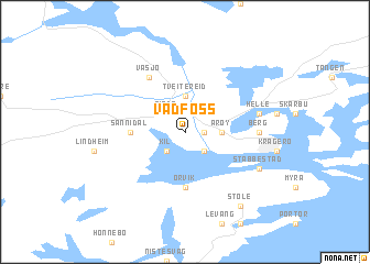 map of Vadfoss