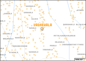map of Vadhewāla