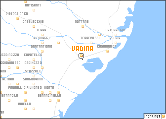 map of Vadina