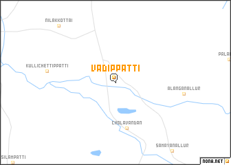 map of Vādippatti