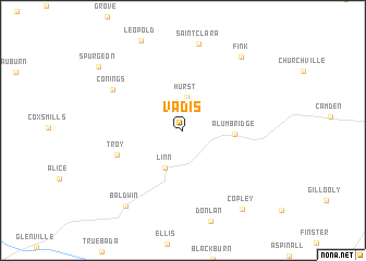 map of Vadis