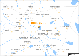 map of Vadlapūdi