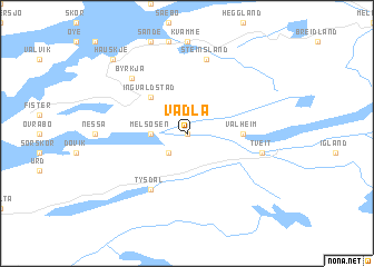 map of Vadla