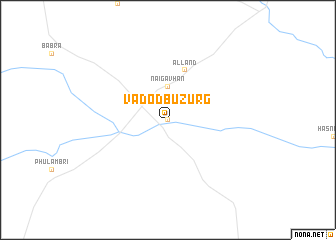 map of Vādod Buzurg