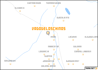 map of Vado de los Chinos