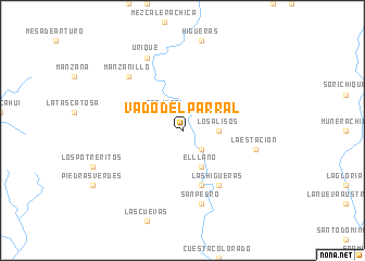 map of Vado del Parral