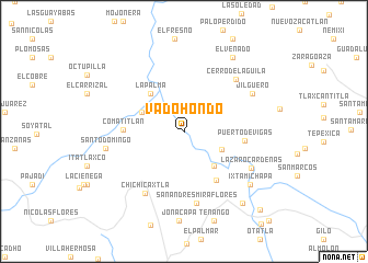 map of Vado Hondo