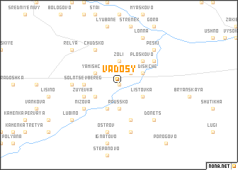 map of Vadosy