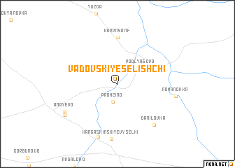 map of Vadovskiye Selishchi