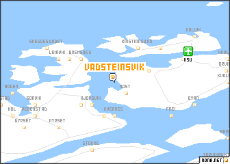 map of Vadsteinsvik