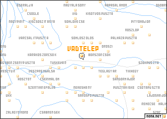 map of Vadtelep