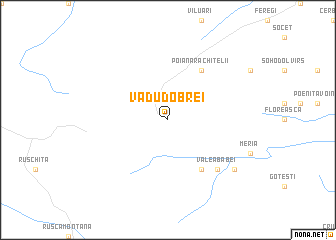 map of Vadu Dobrei