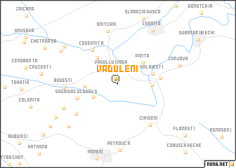 map of Văduleni