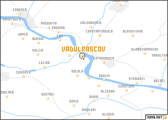 map of Vadul-Raşcov