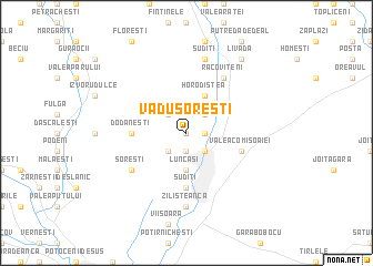 map of Vadu Soreşti