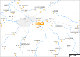 map of (( Vadži ))