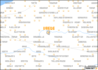 map of Væde