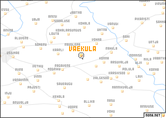 map of Vaeküla