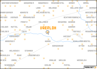 map of Vaerloh