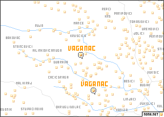 map of Vaganac