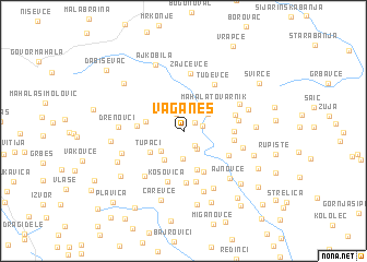 map of Vaganeš