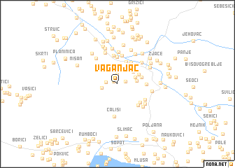 map of Vaganjac