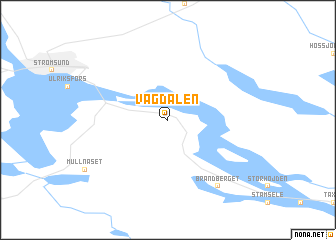 map of Vågdalen