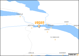 map of Vågen